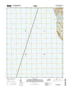 Elliotts Creek Virginia Current topographic map, 1:24000 scale, 7.5 X 7.5 Minute, Year 2016