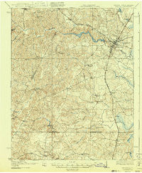 Emporia Virginia Historical topographic map, 1:62500 scale, 15 X 15 Minute, Year 1919
