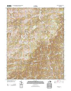 Endicott Virginia Historical topographic map, 1:24000 scale, 7.5 X 7.5 Minute, Year 2013