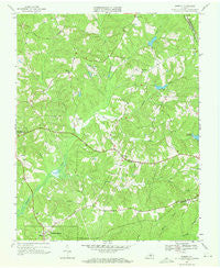 Eureka Virginia Historical topographic map, 1:24000 scale, 7.5 X 7.5 Minute, Year 1968