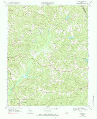Eureka Virginia Historical topographic map, 1:24000 scale, 7.5 X 7.5 Minute, Year 1968