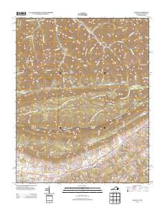 Ewing Virginia Historical topographic map, 1:24000 scale, 7.5 X 7.5 Minute, Year 2013