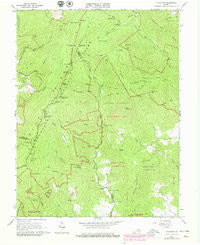 Fletcher Virginia Historical topographic map, 1:24000 scale, 7.5 X 7.5 Minute, Year 1965