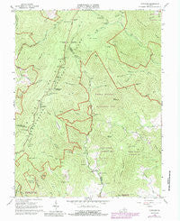 Fletcher Virginia Historical topographic map, 1:24000 scale, 7.5 X 7.5 Minute, Year 1965