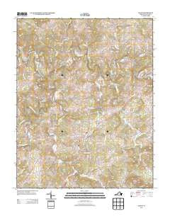 Floyd Virginia Historical topographic map, 1:24000 scale, 7.5 X 7.5 Minute, Year 2013