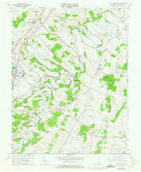 Fort Defiance Virginia Historical topographic map, 1:24000 scale, 7.5 X 7.5 Minute, Year 1964