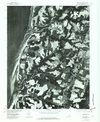Franktown Virginia Historical topographic map, 1:24000 scale, 7.5 X 7.5 Minute, Year 1977