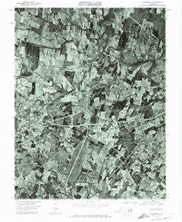 Gainesville Virginia Historical topographic map, 1:24000 scale, 7.5 X 7.5 Minute, Year 1972