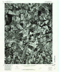 Gainesville Virginia Historical topographic map, 1:24000 scale, 7.5 X 7.5 Minute, Year 1977