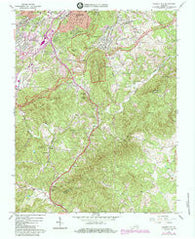 Garden City Virginia Historical topographic map, 1:24000 scale, 7.5 X 7.5 Minute, Year 1984