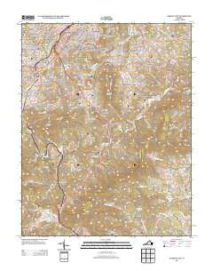 Garden City Virginia Historical topographic map, 1:24000 scale, 7.5 X 7.5 Minute, Year 2013