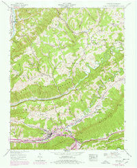 Gate City Virginia Historical topographic map, 1:24000 scale, 7.5 X 7.5 Minute, Year 1938