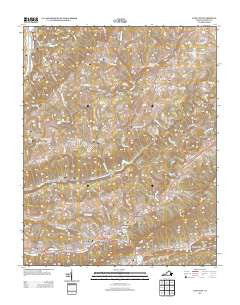 Gate City Virginia Historical topographic map, 1:24000 scale, 7.5 X 7.5 Minute, Year 2013