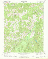 Gold Hill Virginia Historical topographic map, 1:24000 scale, 7.5 X 7.5 Minute, Year 1968