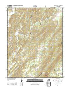 Green Valley Virginia Historical topographic map, 1:24000 scale, 7.5 X 7.5 Minute, Year 2013