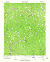 Grundy Virginia Historical topographic map, 1:24000 scale, 7.5 X 7.5 Minute, Year 1963