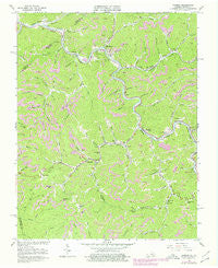 Harman Virginia Historical topographic map, 1:24000 scale, 7.5 X 7.5 Minute, Year 1963