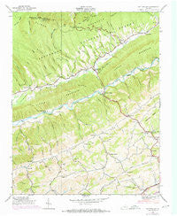 Hayters Gap Virginia Historical topographic map, 1:24000 scale, 7.5 X 7.5 Minute, Year 1938