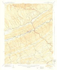 Hayters Gap Virginia Historical topographic map, 1:24000 scale, 7.5 X 7.5 Minute, Year 1939