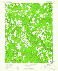 Hewlett Virginia Historical topographic map, 1:24000 scale, 7.5 X 7.5 Minute, Year 1943