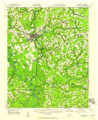 Holland Virginia Historical topographic map, 1:62500 scale, 15 X 15 Minute, Year 1957