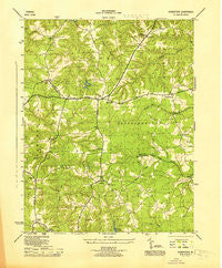 Howertons Virginia Historical topographic map, 1:31680 scale, 7.5 X 7.5 Minute, Year 1945
