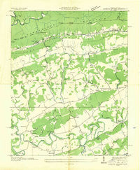 Hubbard Springs Virginia Historical topographic map, 1:24000 scale, 7.5 X 7.5 Minute, Year 1935