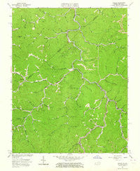 Hurley Virginia Historical topographic map, 1:24000 scale, 7.5 X 7.5 Minute, Year 1963