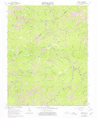 Hurley Virginia Historical topographic map, 1:24000 scale, 7.5 X 7.5 Minute, Year 1963