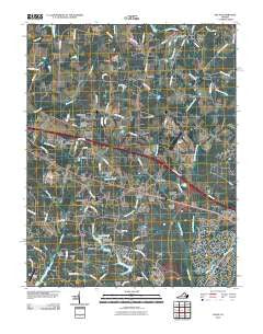Hylas Virginia Historical topographic map, 1:24000 scale, 7.5 X 7.5 Minute, Year 2010