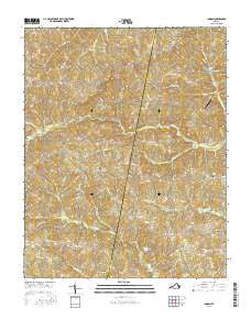 Ingram Virginia Current topographic map, 1:24000 scale, 7.5 X 7.5 Minute, Year 2016