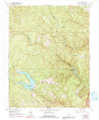 Joplin Virginia Historical topographic map, 1:24000 scale, 7.5 X 7.5 Minute, Year 1966
