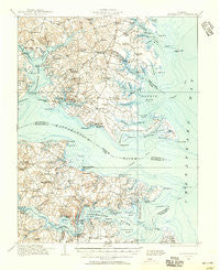Kilmarnock Virginia Historical topographic map, 1:62500 scale, 15 X 15 Minute, Year 1916