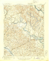King William Virginia Historical topographic map, 1:62500 scale, 15 X 15 Minute, Year 1920