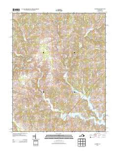 Lahore Virginia Historical topographic map, 1:24000 scale, 7.5 X 7.5 Minute, Year 2013