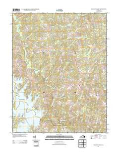Lake Anna East Virginia Historical topographic map, 1:24000 scale, 7.5 X 7.5 Minute, Year 2013