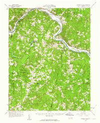 Lakeside Village Virginia Historical topographic map, 1:62500 scale, 15 X 15 Minute, Year 1960