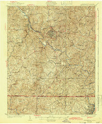 Martinsville Virginia Historical topographic map, 1:62500 scale, 15 X 15 Minute, Year 1927