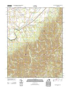 McGaheysville Virginia Historical topographic map, 1:24000 scale, 7.5 X 7.5 Minute, Year 2013