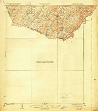 Mc Dowell Virginia Historical topographic map, 1:62500 scale, 15 X 15 Minute, Year 1924