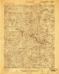 Mc Kenney Virginia Historical topographic map, 1:48000 scale, 15 X 15 Minute, Year 1919