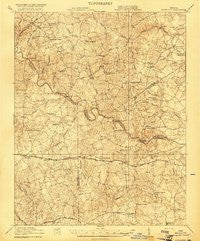 Mc Kenney Virginia Historical topographic map, 1:62500 scale, 15 X 15 Minute, Year 1921
