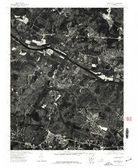 Midlothian Virginia Historical topographic map, 1:24000 scale, 7.5 X 7.5 Minute, Year 1974