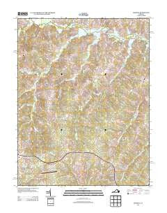 Mineral Virginia Historical topographic map, 1:24000 scale, 7.5 X 7.5 Minute, Year 2013