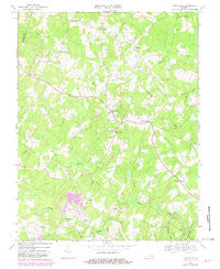 Montpelier Virginia Historical topographic map, 1:24000 scale, 7.5 X 7.5 Minute, Year 1969
