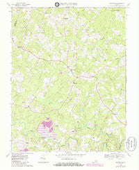 Montpelier Virginia Historical topographic map, 1:24000 scale, 7.5 X 7.5 Minute, Year 1969