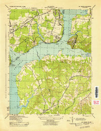 Mount Vernon Virginia Historical topographic map, 1:31680 scale, 7.5 X 7.5 Minute, Year 1944