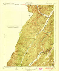 Mountain Grove Virginia Historical topographic map, 1:31680 scale, 7.5 X 7.5 Minute, Year 1933