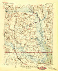 Moyock North Carolina Historical topographic map, 1:62500 scale, 15 X 15 Minute, Year 1946