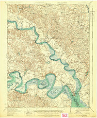 New Kent Virginia Historical topographic map, 1:62500 scale, 15 X 15 Minute, Year 1919
